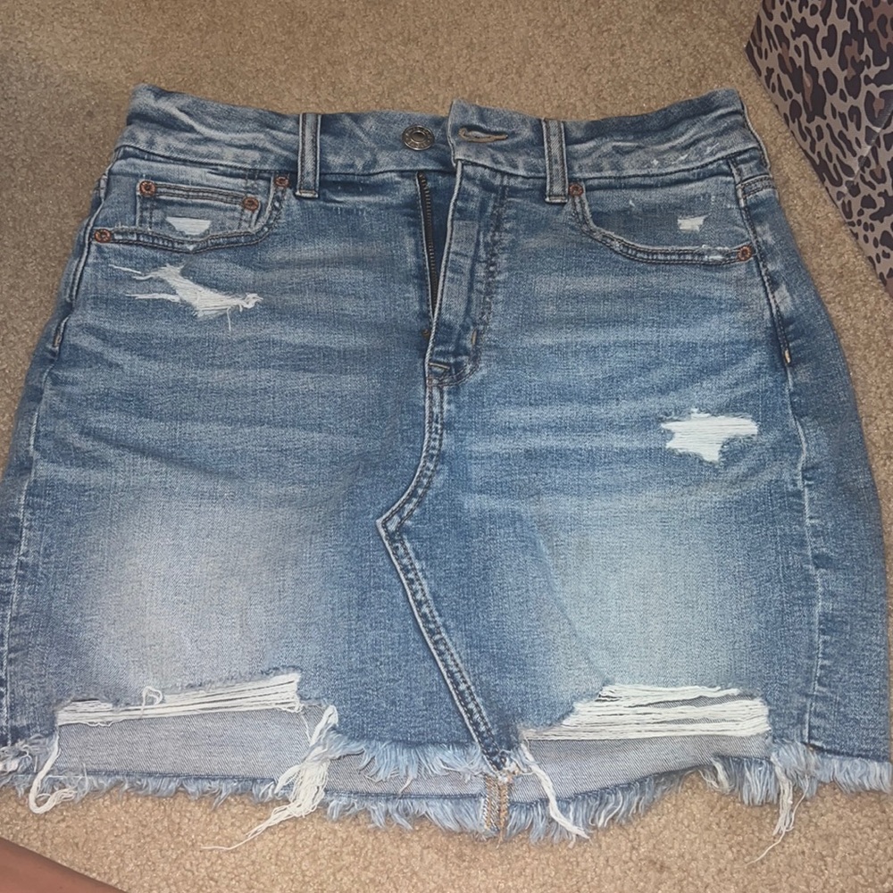 Basically brand new blue Jean skirt